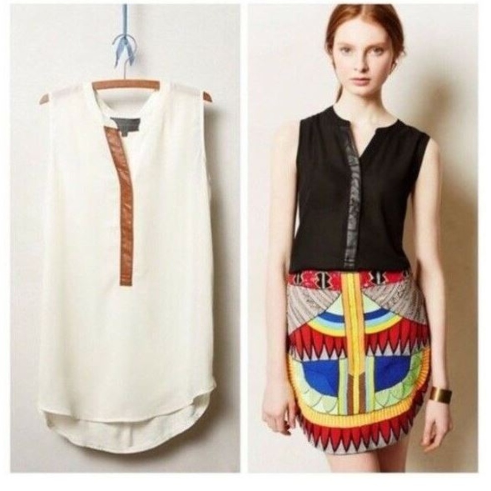 Anthropologie Sunday in Brooklyn "Anhinga" Top XS
